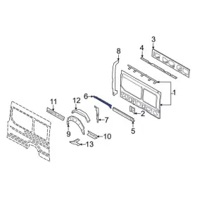 Lk4z-6128408-c Ford Genuine Extension