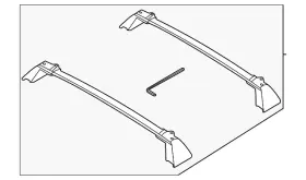 M1pz-7855100-ac Ford Genuine Crossbars - O.e Roof On Road Version