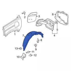 M2dz-54278b51-a Ford Genuine Splash Shield