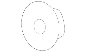 Xm3z-1001691-a Ford Genuine Splash Shield Nut