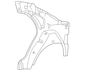 Yf1z-5427791-ba Ford Genuine Inner Panel