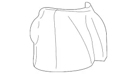 Yf1z-5428456-aa Ford Genuine Wheelhouse Liner