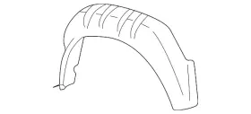 Yl3z-8427886-aa Ford Genuine Wheelhouse Liner