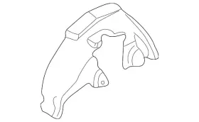 Ys4z-61278b51-ab Ford Genuine Inner Wheelhouse Filler