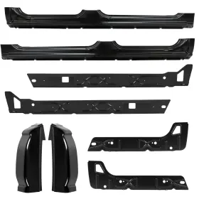 Gearzaar 999852116554 For Silverado Sierra 1500 99-07 Crew Cab Outer& Inner Rocker Panels& Corners