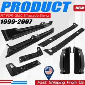 Pri10340 Gearzaar For Silverado Gmc 1500 2500 99-07 Crew Cab Outer Inner Rocker Panels Corners