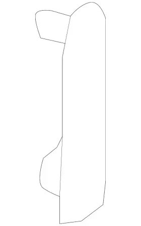 05481064 Gm Genuine Quarter Panel Bracket