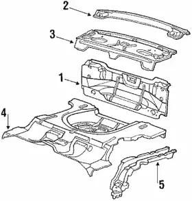 10121163 Gm Genuine Rear Body Panel