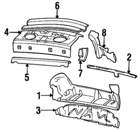 10232312 Gm Genuine Panel Reinforced