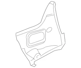 10337146 Gm Genuine Driver Side Outer Lower Quarter Panel