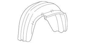 10444743 Gm Genuine Wheelhouse Liner