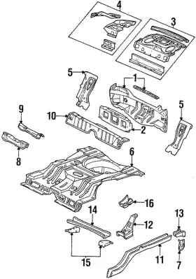 12527738 Gm Genuine F Panel
