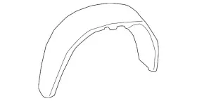 15133167 Gm Genuine Wheelhouse Liner