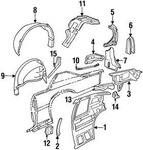 Gm 20724111 Genuine Extension