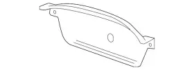 20756238 Gm Genuine Front Floor Panel Extension