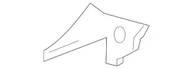 20996688 Gm Genuine Driver Side Quarter Inner Panel Extension