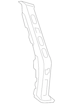 20997433 Gm Genuine Rear Driver Side Inner Quarter Panel Brace