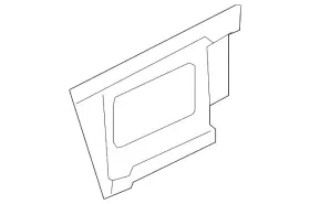 22786533 Gm Genuine Driver Side Body Outer Panel Rear Lower Extension