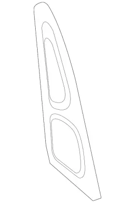 22786535 Gm Genuine Rear Driver Side Wheelhouse Panel Extension