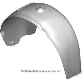 22829473 Gm Genuine Rear Driver Side Wheelhouse Liner