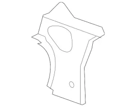 22883732 Gm Genuine Passenger Side Rear Seat Back Body Panel Extension
