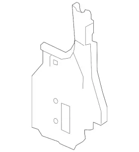 22979299 Gm Genuine Driver Side Floor Panel Rear Cross Bar Reinforcement
