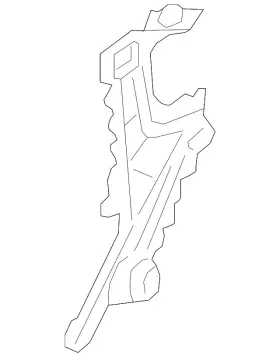 22987031 Gm Genuine Passenger Side Roof Outer Rail Extension