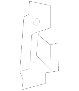 22987845 Gm Genuine Driver Side Body Lower Inner Panel Filler