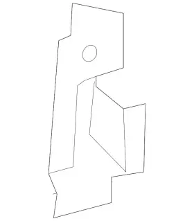 22987880 Gm Genuine Passenger Side Body Lower Inner Panel Filler