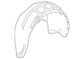 23124174 Gm Genuine Passenger Side Rear Wheelhouse Liner