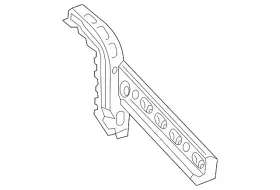 23150730 Gm Genuine Driver Side Quarter Inner Panel Brace 23150730 Gm Genuine Driver Side Quarter Inner Panel Brace