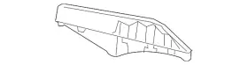 23212177 Gm Genuine Black Driver Side Quarter Panel Air Scoop