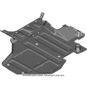 23258344 Gm Genuine Deflector Asm-u/b Rr Air