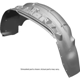 23264142 Gm Genuine Rear Driver Side Wheelhouse Liner