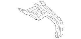 23278254 Gm Genuine Passenger Side Quarter Inner Panel Extension