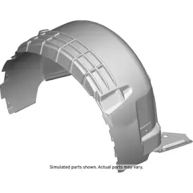23327813 Gm Genuine Rear Driver Side Wheelhouse Liner With Nuts