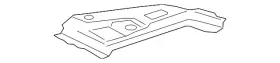 23351312 Gm Genuine Passenger Side Rear Window Panel Extension
