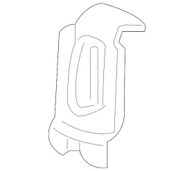 Gm 23429898 Genuine Passenger Side Body Deck Lid Bumper Bracket