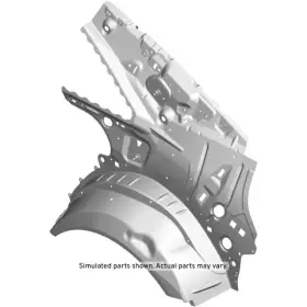 23442186 Gm Genuine Rear Driver Side Inner Quarter Panel