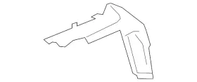 23466721 Gm Genuine Driver Side Quarter Inner Panel Extension