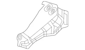 23484177 Gm Genuine Passenger Side Body Outer Panel Rear Lower Extension