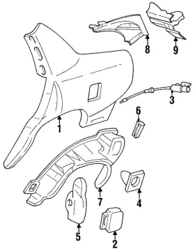 Gm 25650757 Genuine Upper Extension
