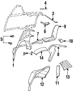 25656281 Gm Genuine Quarter Extension