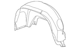 25858927 Gm Genuine Driver Side Rear Wheelhouse Liner