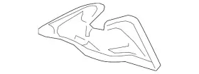 25903975 Gm Genuine Driver Side Rear End Panel Extension
