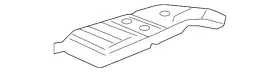 26683685 Gm Genuine Rear Driver Side Window Panel Extension 26683685 Gm Genuine Rear Driver Side Window Panel Extension
