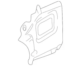 Gm 39099901 Genuine Passenger Side Body Outer Panel Rear Lower Extension