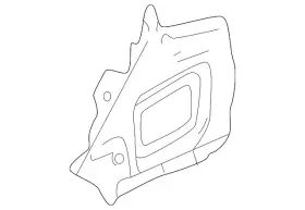39099902 Gm Genuine Driver Side Body Outer Panel Rear Lower Extension