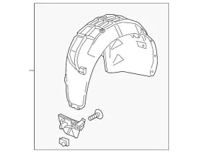 39209087 Gm Genuine Wheelhouse Liner