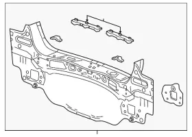 42450179 Gm Genuine Rear End Panel